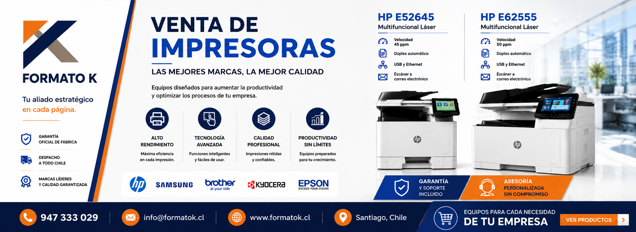 Arriendo de impresoras profesionales
